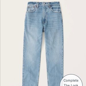 Abercrombie High Rise Mom Jean